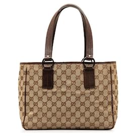Gucci-Gucci GG Canvas Tote Bag Tote Bag Canvas 113019 in good condition-Other