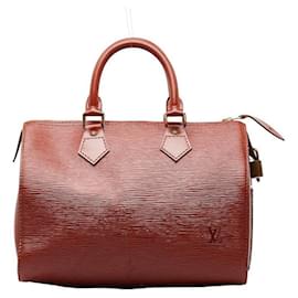 Louis Vuitton-Louis Vuitton Epi Speedy 25 Handbag Leather M43013 in good condition-Other