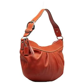 Coach-Coach Leather Hobo Bag Leather Shoulder Bag in Excellent condition-Other