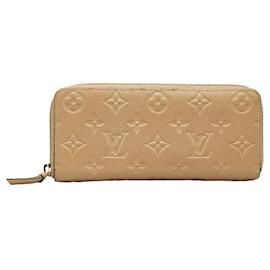 Louis Vuitton-Louis Vuitton Monogram Empreinte Clemence Wallet Long Wallet Leather M60173 in fair condition-Other