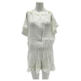 Autre Marque-SUNDAY SAINT-TROPEZ  Dresses T.International M Linen-White