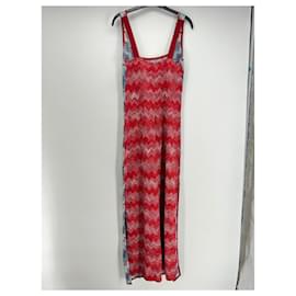 Missoni-MISSONI Jumpsuits T.Internationale S-Viskose-Rot