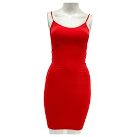 Alaïa-ALAIA Kleider T.fr 38 Polyester-Rot