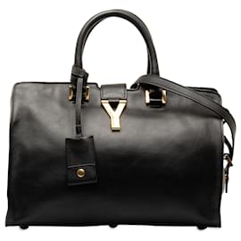 Saint Laurent-Saint Laurent Cabas piccola nera Chyc-Nero