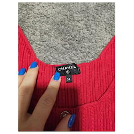 Chanel-Top-Rosso