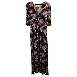 Diane Von Furstenberg-Diane Von Furstenberg Erica Chiffon Maxi Dress In Floral Print  Viscose-Other