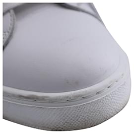 Hermès-Hermès Avantage Low Top Sneakers in White Leather-White