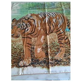 Hermès-Tigre du Bengal-Multicolore