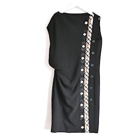 Givenchy-Givenchy x Riccardo Tisci Pre-Fall 2013 Leather Embellished Dress.-Black
