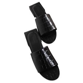 Balenciaga BLACK CROC  MULE SANDALS Black