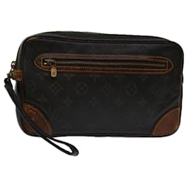 Louis Vuitton-LOUIS VUITTON Monograma Marly Dragonne GM Clutch Bag M51825 Autenticação de LV 70003-Monograma