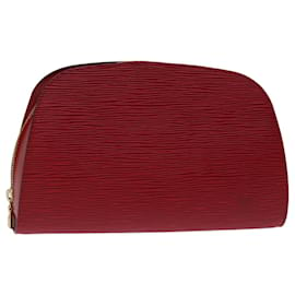 Louis Vuitton-Bolsa LOUIS VUITTON Epi Dauphine GM Vermelho M48457 Autenticação de LV 69843-Vermelho