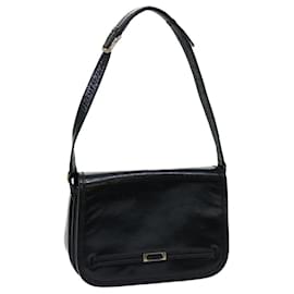 Chloé-Chloe Shoulder Bag Leather Black Auth bs13128-Black