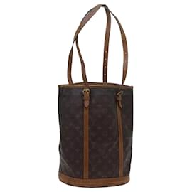 Louis Vuitton-LOUIS VUITTON Monogram Bucket GM Shoulder Bag M42236 LV Auth 69938-Monogram