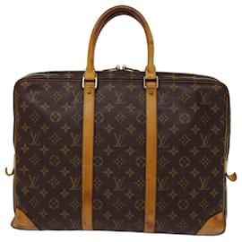 Louis Vuitton-LOUIS VUITTON Monograma Porte Documentos Voyage Business Bag M53361 Ep de autenticação3817-Monograma