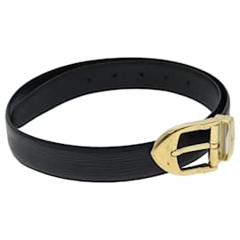Louis Vuitton-Louis Vuitton Epi Belt 85/34 Black LV Auth th4688-Black