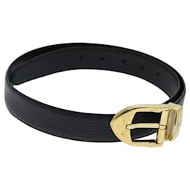 Louis Vuitton-Louis Vuitton Epi Belt 85/34 Black LV Auth th4688-Black