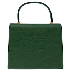 Louis Vuitton-LOUIS VUITTON Bolsa Epi Malesherbes Verde M52374 Autenticação de LV 70258-Verde