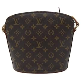 Louis Vuitton-Bolsa de ombro LOUIS VUITTON Monograma Drouot M51290 LV Auth ar11576b-Monograma