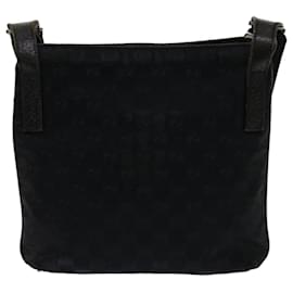 Gucci-gucci GG Canvas Shoulder Bag black 122793 auth 69954-Black