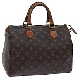 Louis Vuitton-Louis Vuitton Monogram Speedy 30 Hand Bag M41526 LV Auth 70094-Monogram