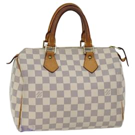 Louis Vuitton-Louis Vuitton Damier Azur Speedy 25 Hand Bag N41534 Auth LV 70091-Autre