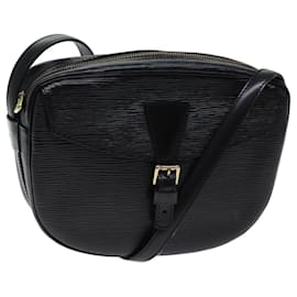 Louis Vuitton-LOUIS VUITTON Epi Jeune Fille MM Shoulder Bag Black M52152 LV Auth ar11588b-Black