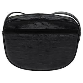 Louis Vuitton-LOUIS VUITTON Epi Jeune Fille MM Shoulder Bag Black M52152 LV Auth ar11588b-Black