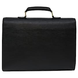 Louis Vuitton-LOUIS VUITTON Epi Tovagliolo Ambassador Business Bag Nero M54412 LV Aut 70077-Nero