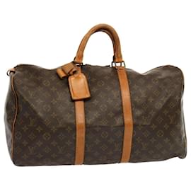 Louis Vuitton-Louis Vuitton-Monogramm Keepall 50 Boston Bag M.41426 LV Auth 70015-Monogramm