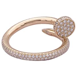 Cartier-Cartier ring, "Only a nail", Rose gold, diamants.-Other