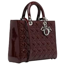 Dior-DIOR Handtaschen Lady Dior-Rot