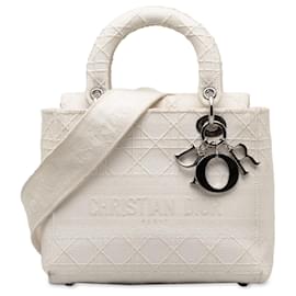 Dior-DIOR Handtaschen Lady Dior-Weiß