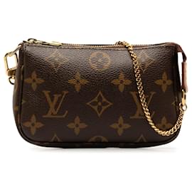 Louis Vuitton-LOUIS VUITTON Handtaschen Pochette Accessoire-Braun