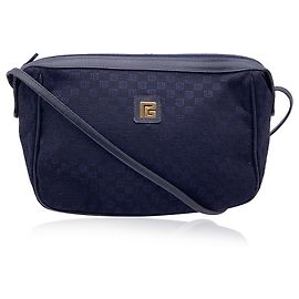 Pierre Balmain Bolso Bandolera Vintage Azul