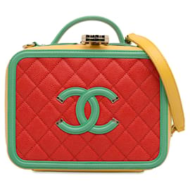 Chanel-CHANEL Handbags Vanity-Orange