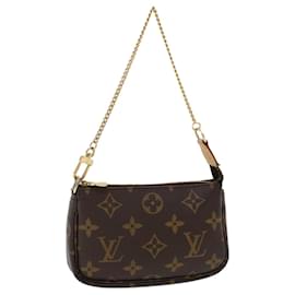 Louis Vuitton-Accesorios de Louis Vuitton Mini Pochette-Castaño