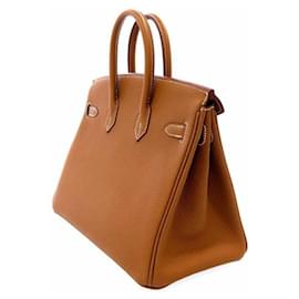 Hermès-HERMES Handbags Birkin 25-Brown