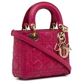 Dior-DIOR Handbags Lady Dior-Pink