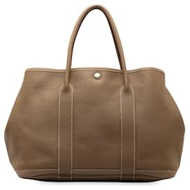 Hermès-HERMES Handbags Garden Party-Brown