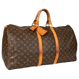 Louis Vuitton-Louis Vuitton Leinwand-Monogramm-Keepall 55-Braun