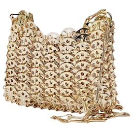 Paco Rabanne-1969 Bolso Nano de Latón Dorado-Dorado,Metálico