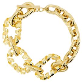 Paco Rabanne Collana XL Link Twist - Rabanne - Metallo - Oro D'oro Metallico