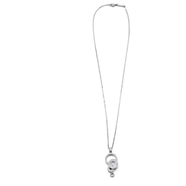 Chopard-Chopard Happy Diamonds Bubble Pendant 18K white gold-Silvery,Metallic