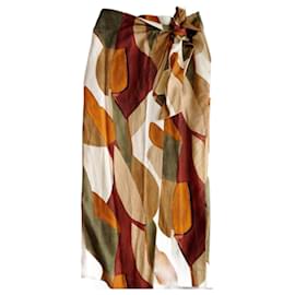 Massimo Dutti-Printed skirt in pareo style-Multiple colors