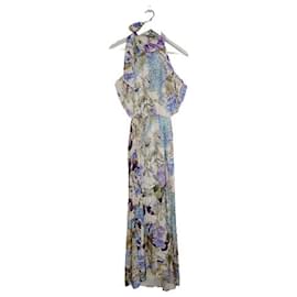 & Other Stories-Long floral satin dress from Other Stories-Multiple colors