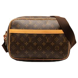 Louis Vuitton-Louis Vuitton Brown-Monogramm-Reporter PM-Braun