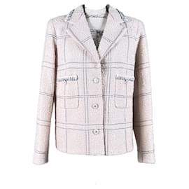Chanel-2021 Ad Campaign Tweed Jacket-Pink