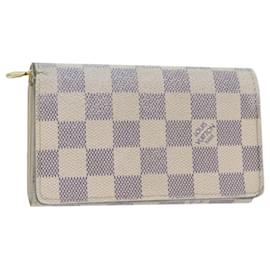 Louis Vuitton-LOUIS VUITTON Damier Azur Portefeuille Tresol Geldbörse N61744 LV Auth-Folge3925-Andere