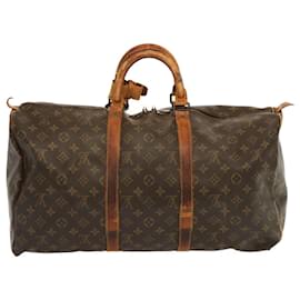 Louis Vuitton-Louis Vuitton-Monogramm Keepall 50 Boston Bag M.41426 LV Auth 69034-Monogramm